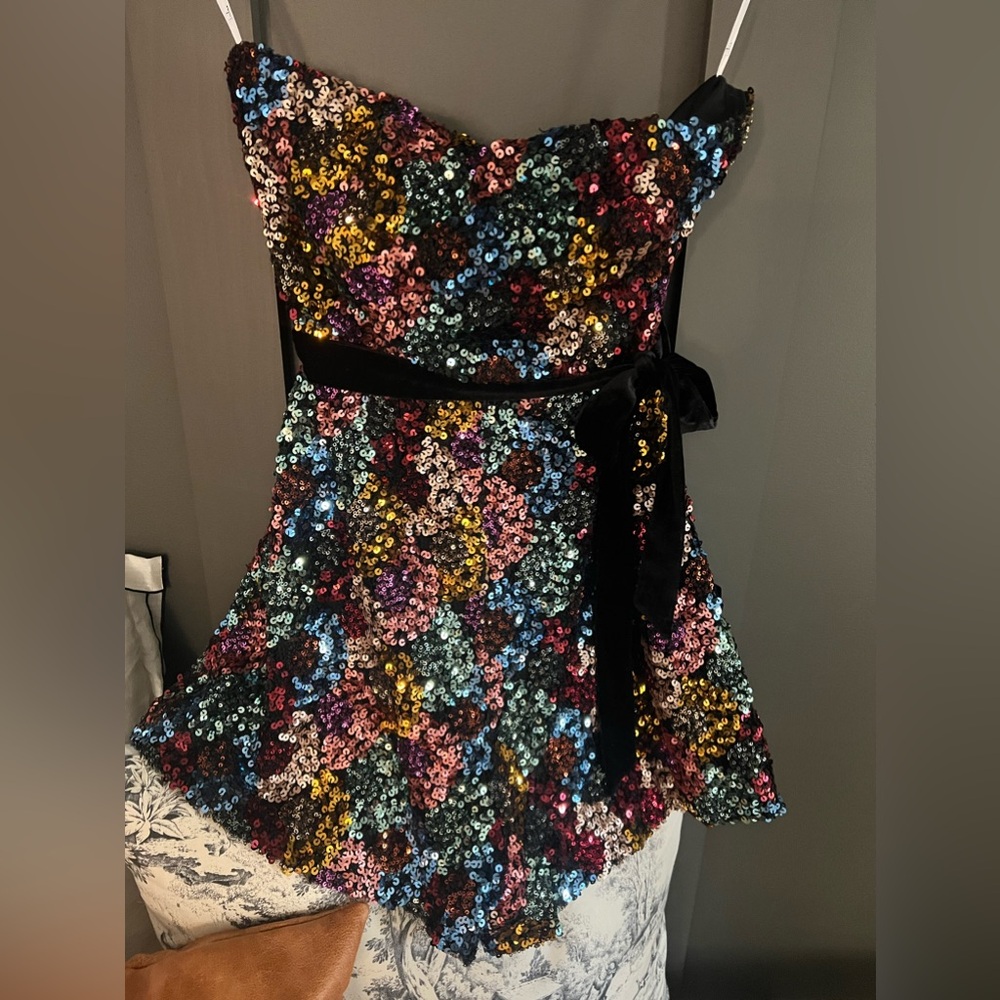 Lulu’s Sparkle Sequin Romper